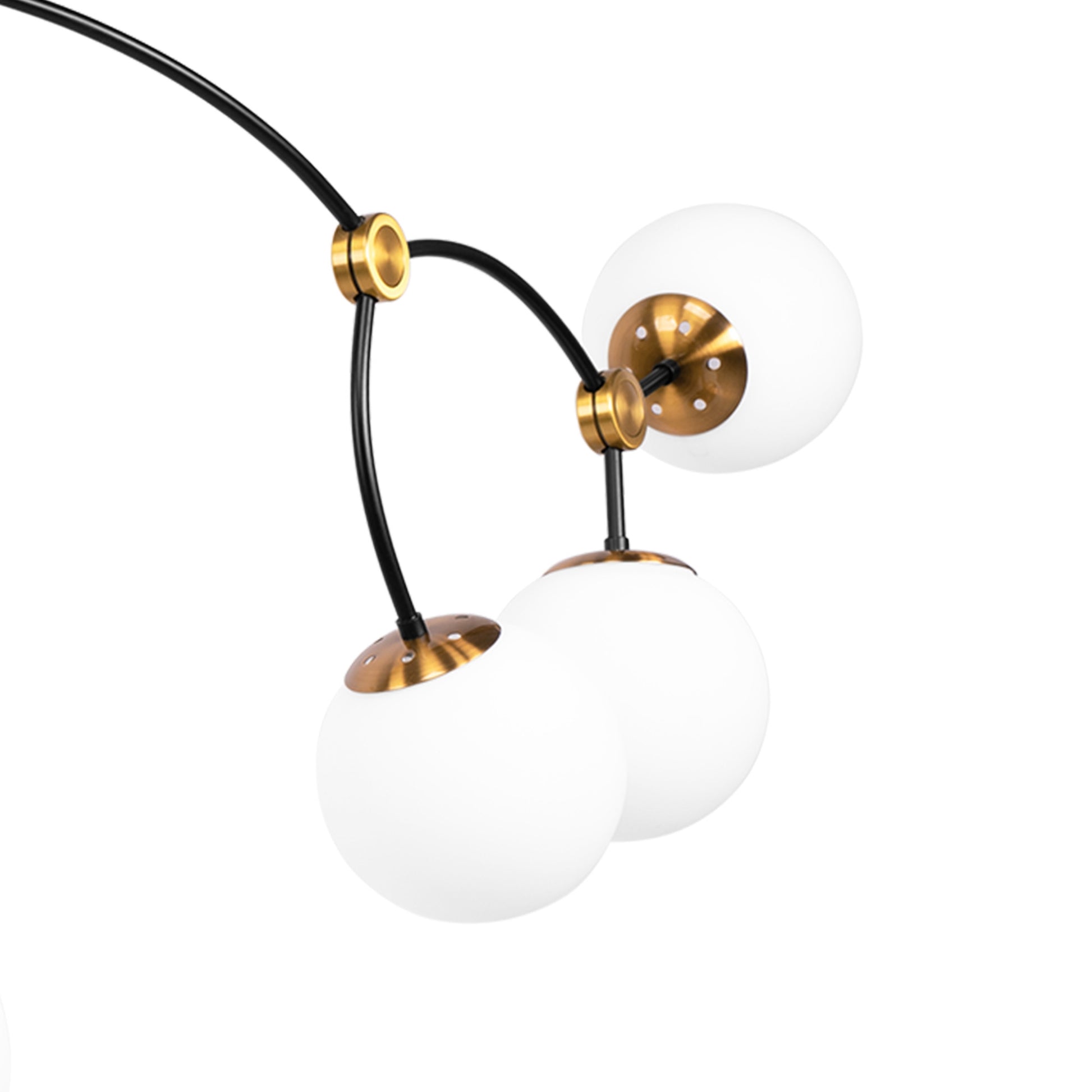 Lampa Wisząca Sufitowa Czarny Mat APP1673-8CP  4