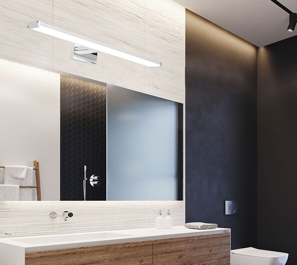 Lampa Kinkiet Łazienkowy Led Nad Lustro 8w 40cm APP368-1W Chrom  2