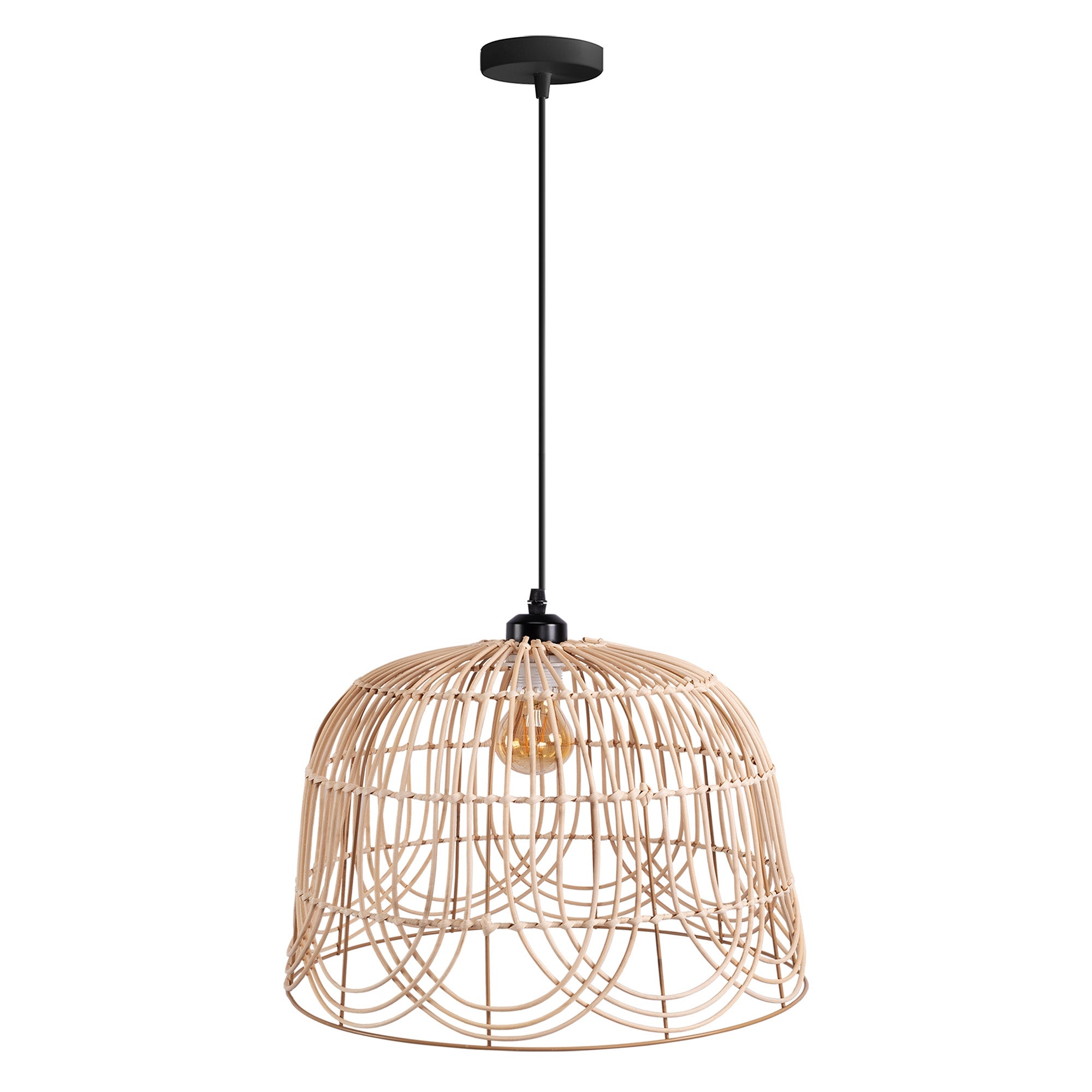 Lampa Sufitowa Wisząca Natural Boho APP1351-1CP 30 Cm  5