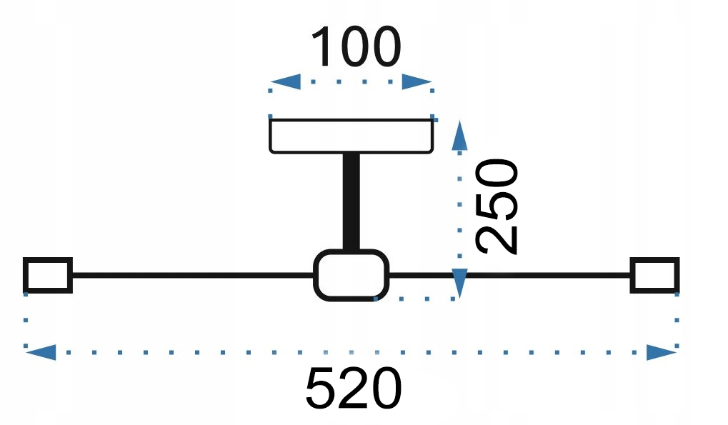 Lampa Pająk 5 APP1024-5CP Czarna  5