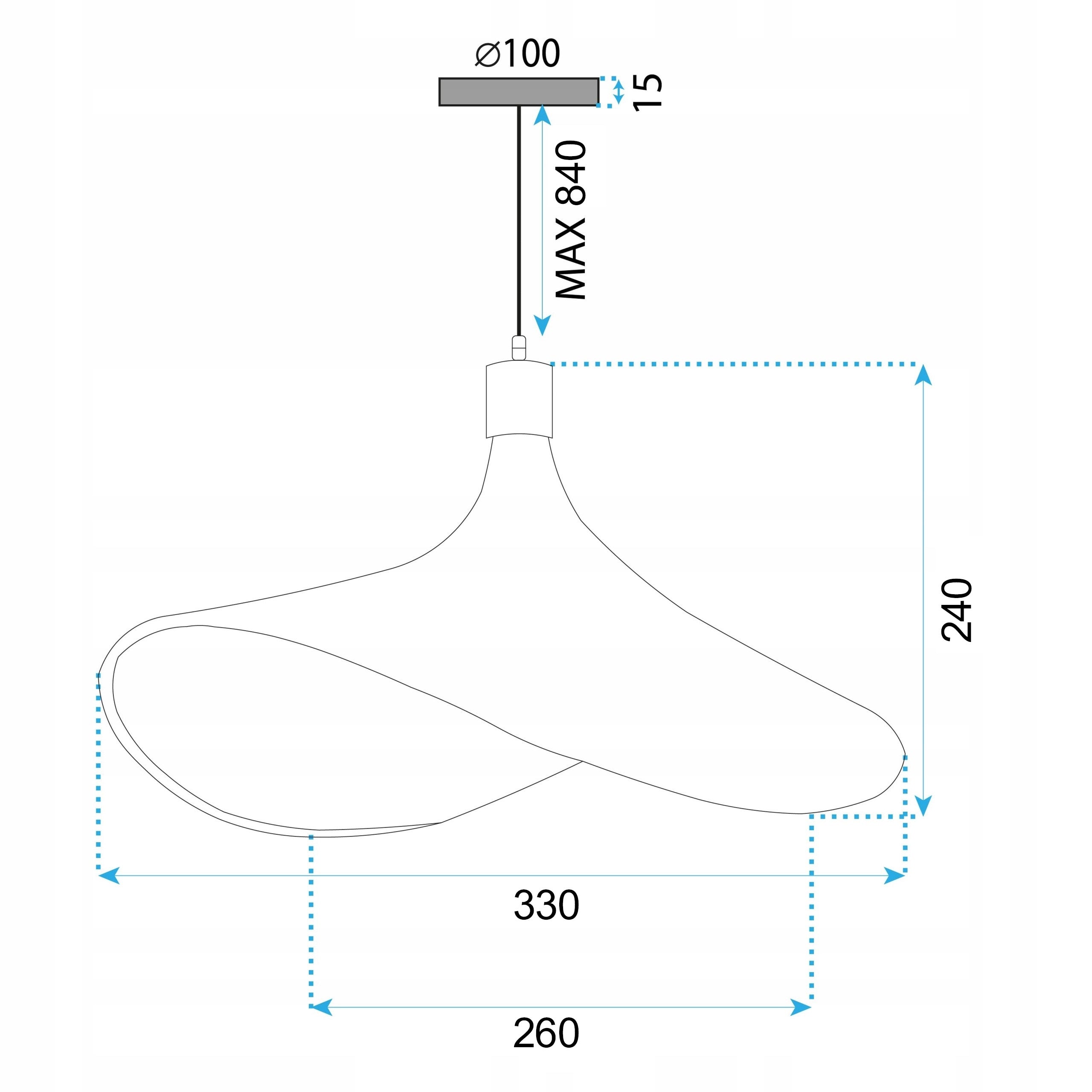 Lampa Wisząca Bambusowa APP1642-1CP 30cm  13