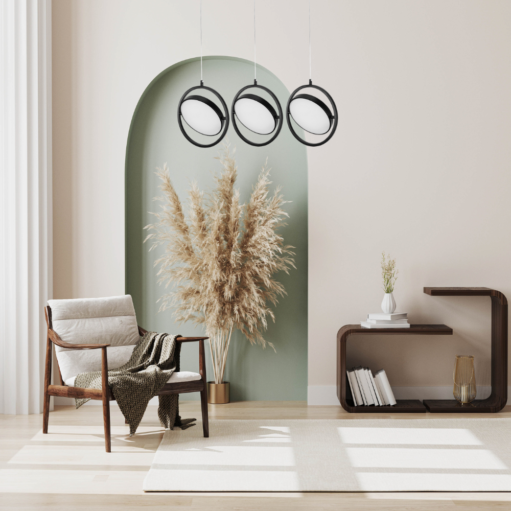 Lampa Wisząca Led App1790-cp Czarna  2