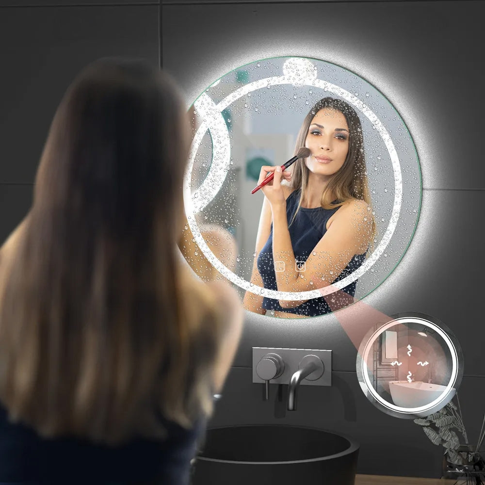 Lustro Ścienne Led 50cm Bas  7