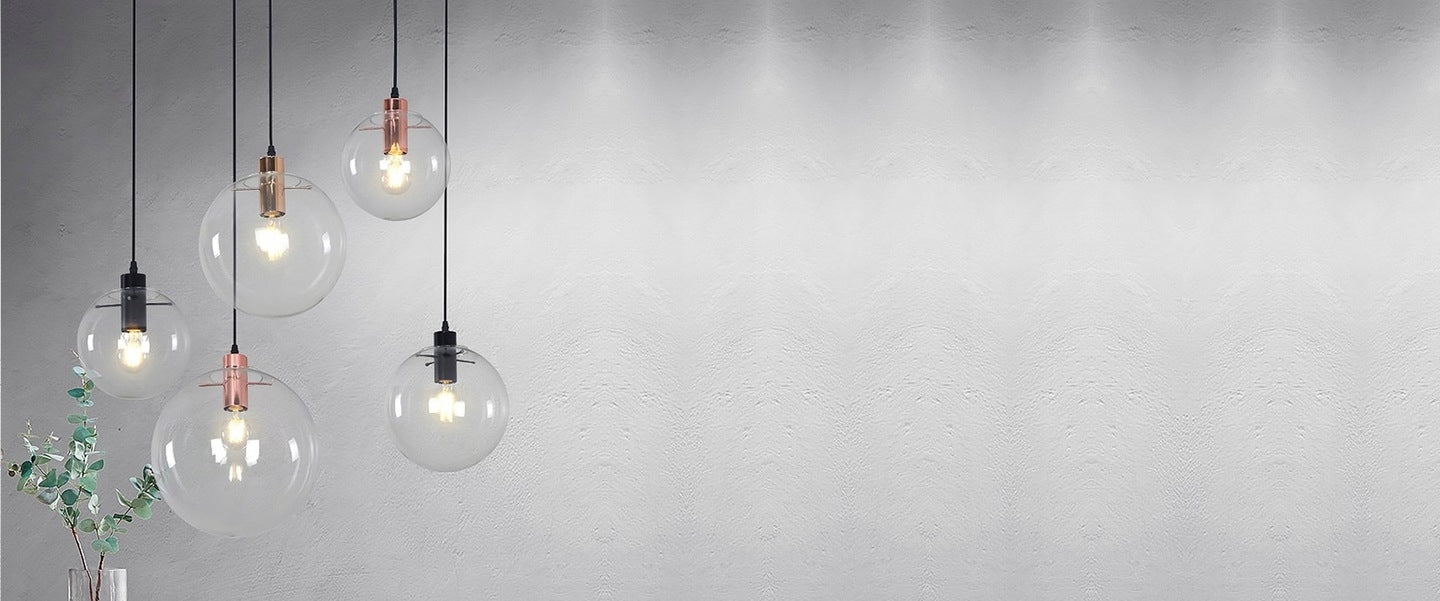 Lampa Sufitowa Wisząca Szklana Lassi 30 Cm APP308-1CP Czarna  10