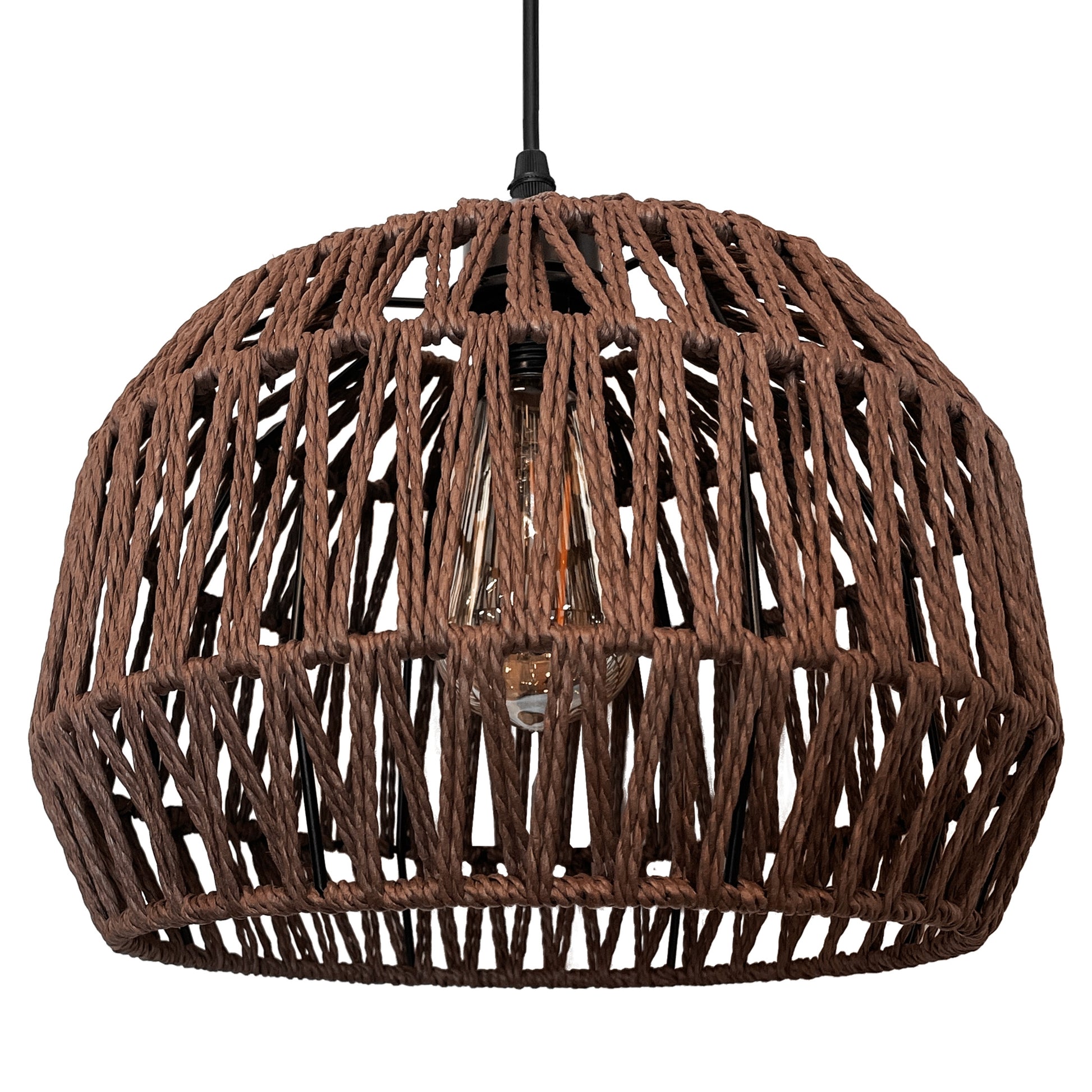 Lampa Wisząca Boho APP1292-1CP Brązowa  3