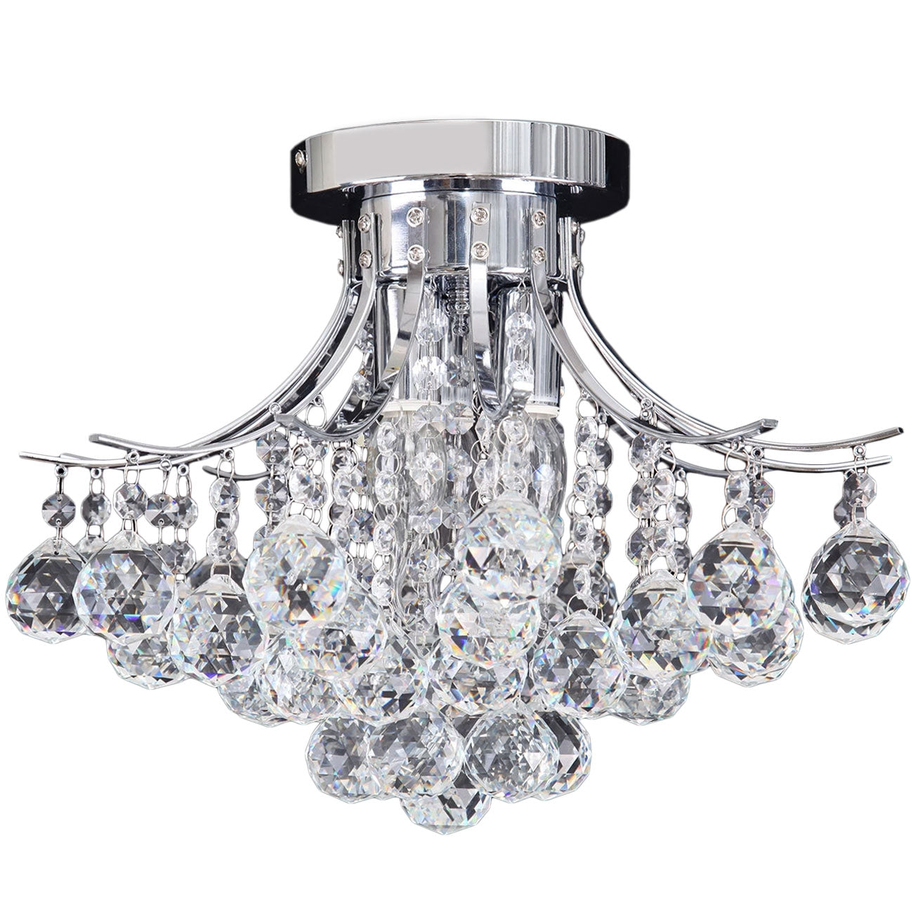 Lampa Sufitowa Kryształowa APP784-3C  1