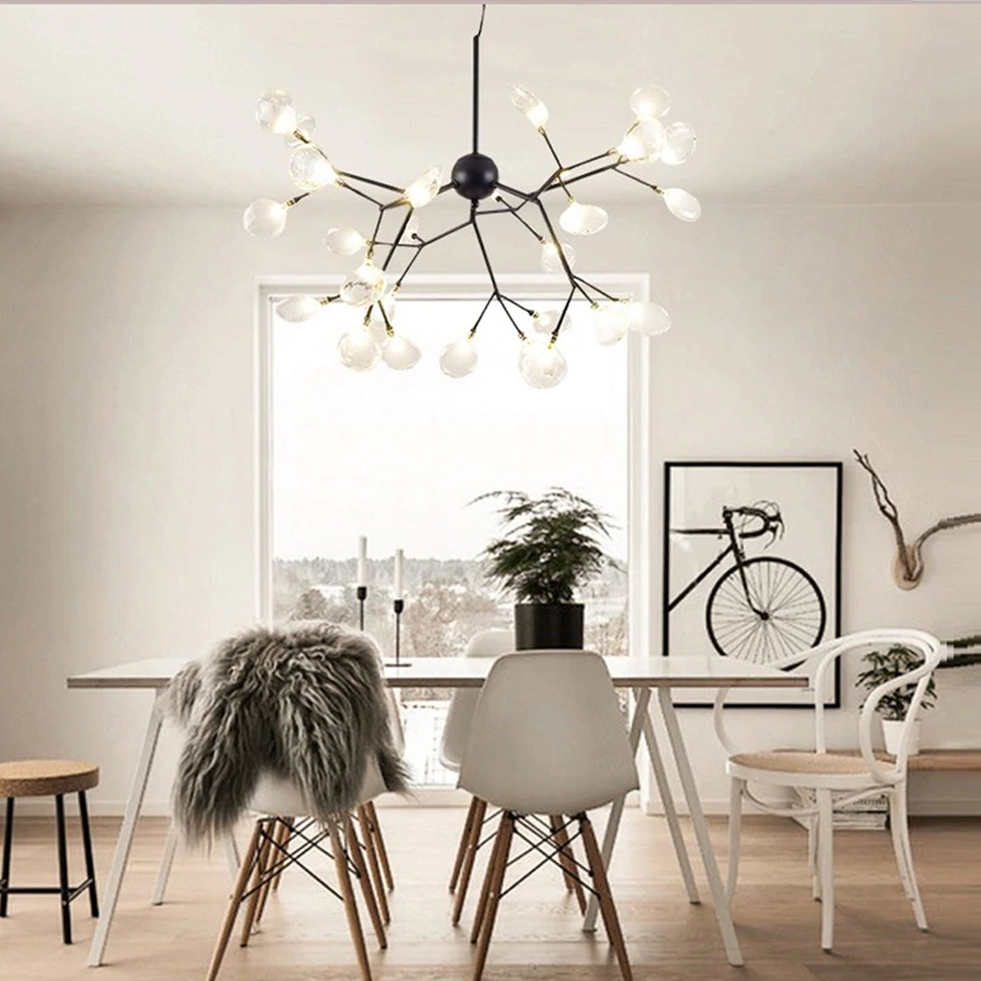 Lampa Wisząca Drzewko 27 App590-cp Czarna  6