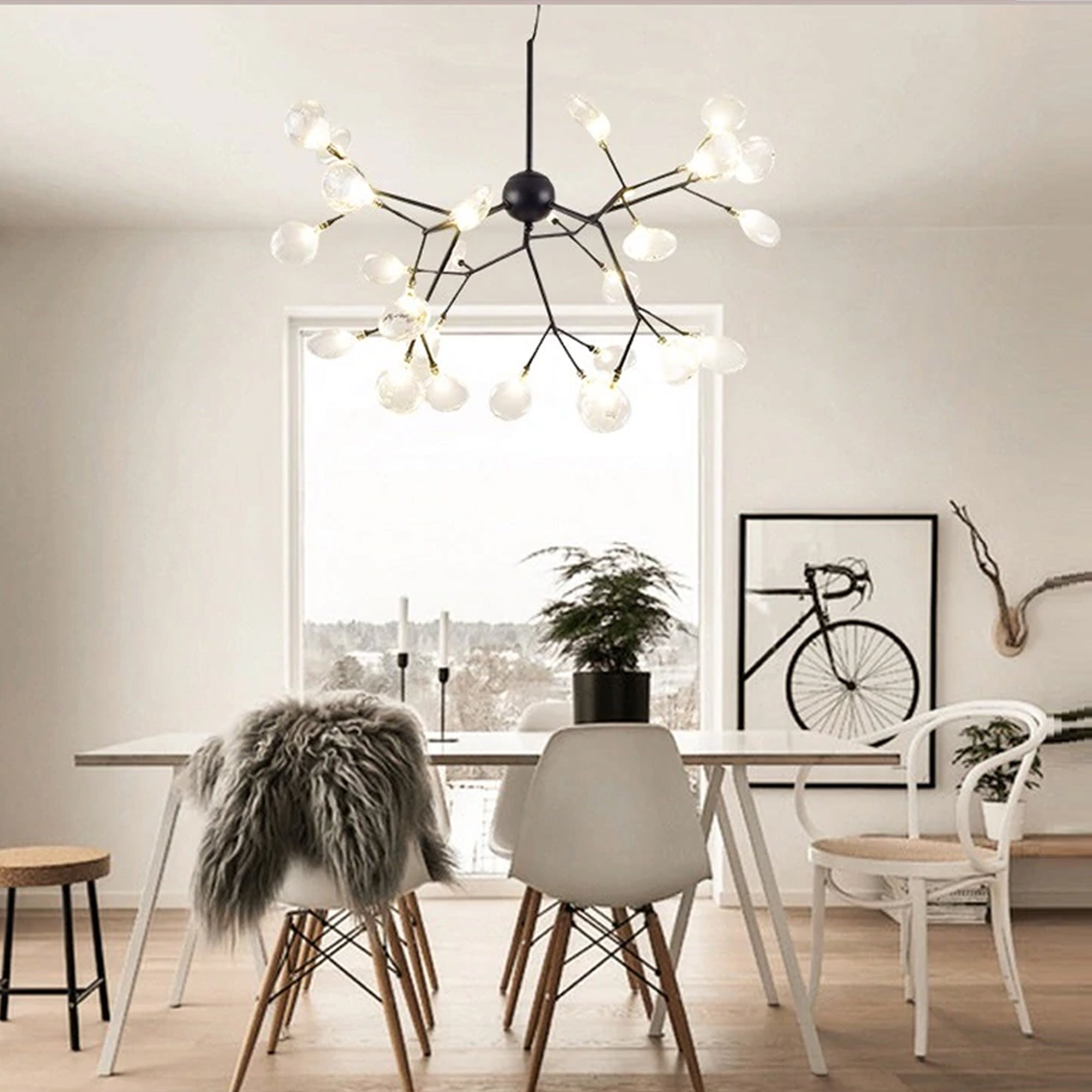 Lampa Wisząca Drzewko 27 App590-cp Czarna  6