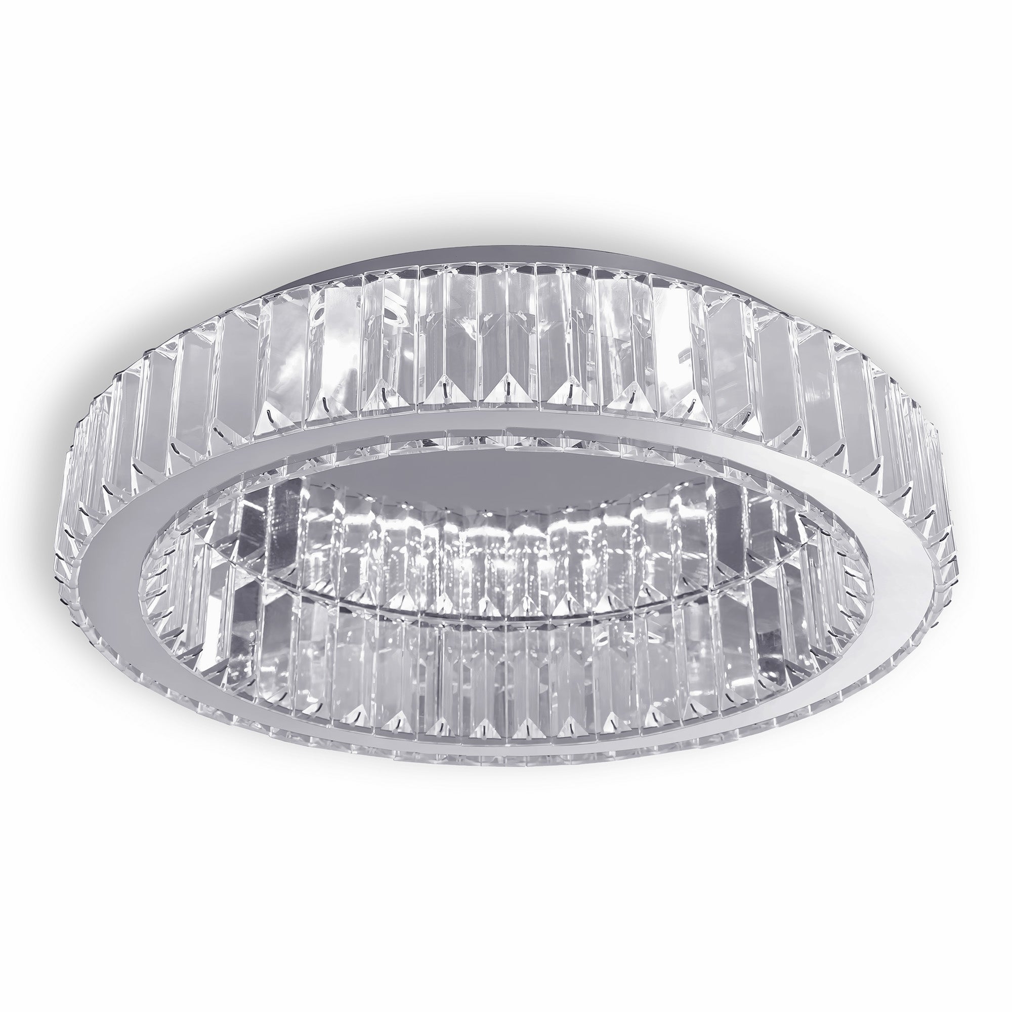 Lampa Kryształowa Plafon App1744-c 50 Cm Chrom  1