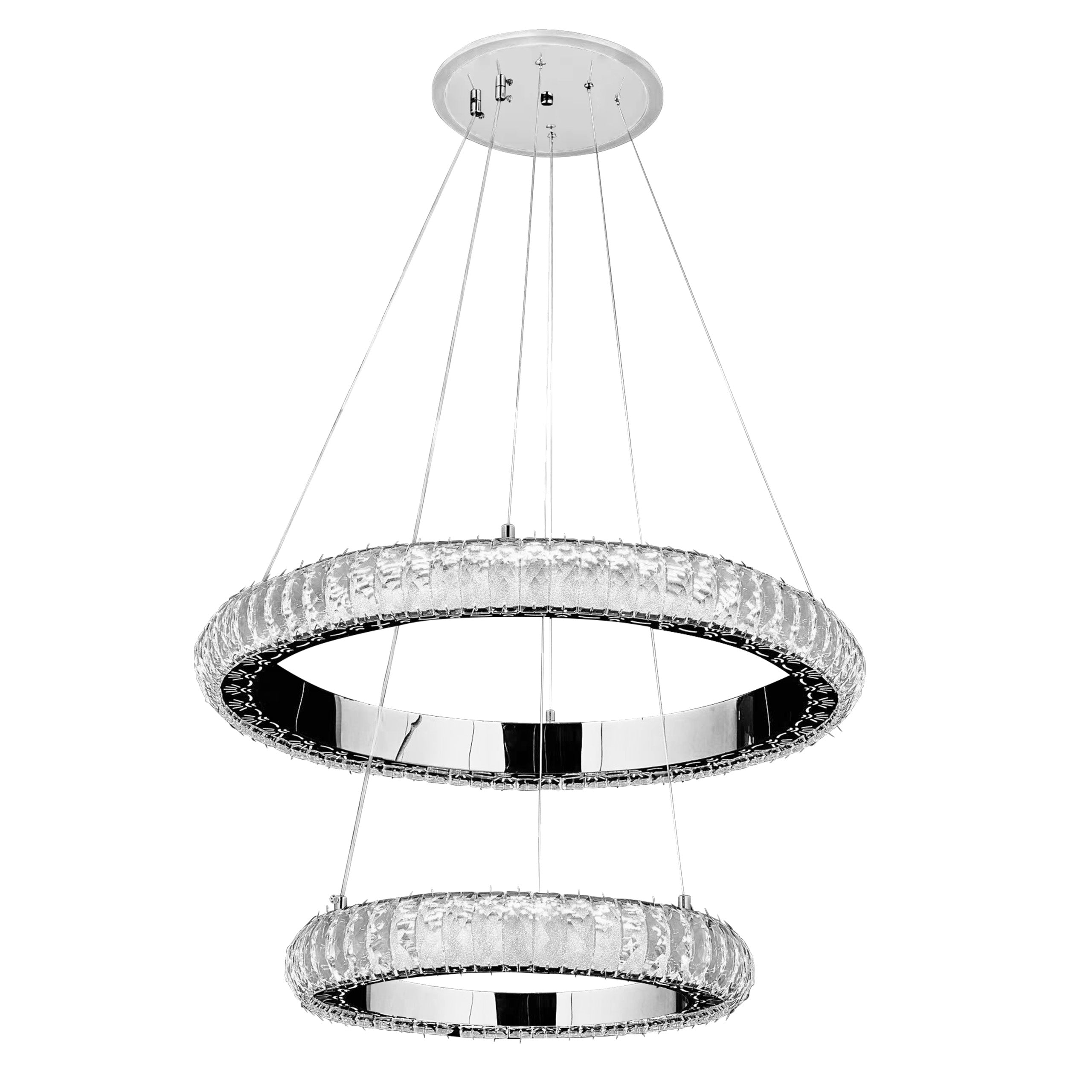 Lampa Wisząca Led G044-2cp Chrom  1