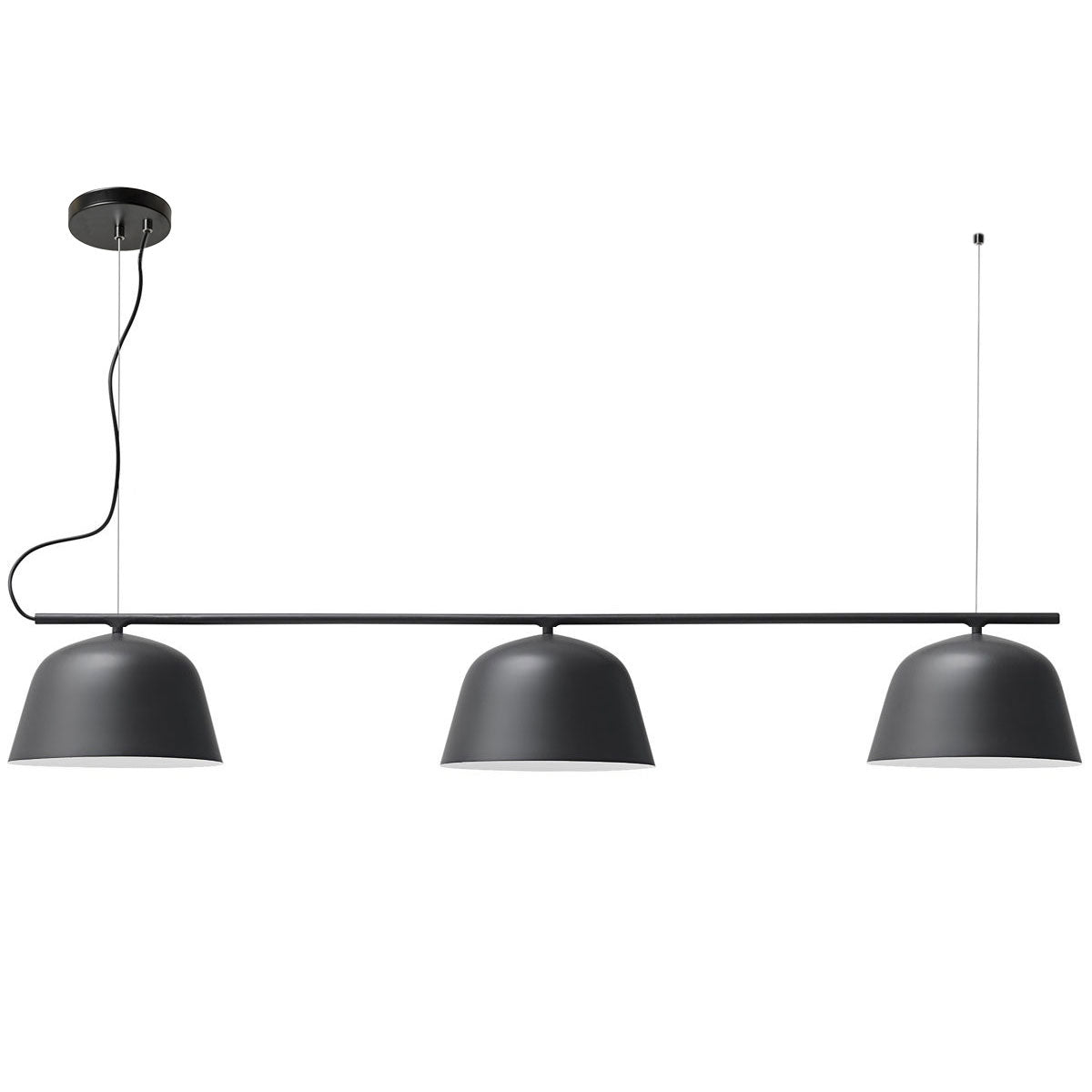 Lampa Sufitowa Wisząca APP1478-3CP Black  1