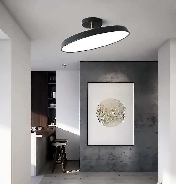 Lampa Wisząca Regulowana App860-c 50 Cm Czarna  3