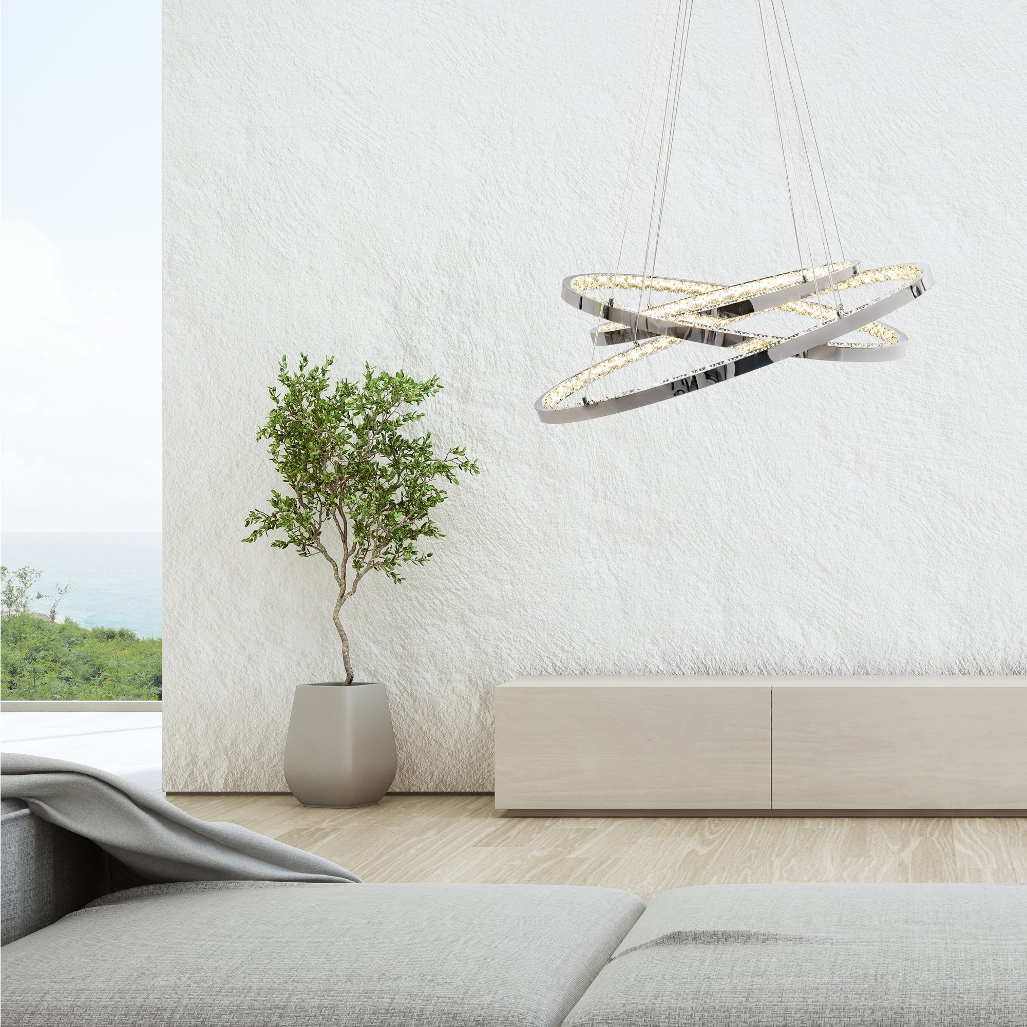 Lampa Kryształowa Wisząca APP772-3CP  4