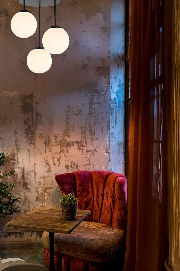 Lampa Sufitowa Wisząca APP1815-3CPR Black  4