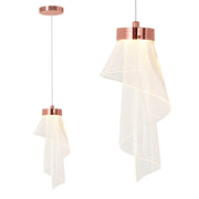 Lampa Sufitowa APP1765-1CP Różowe Złoto  1