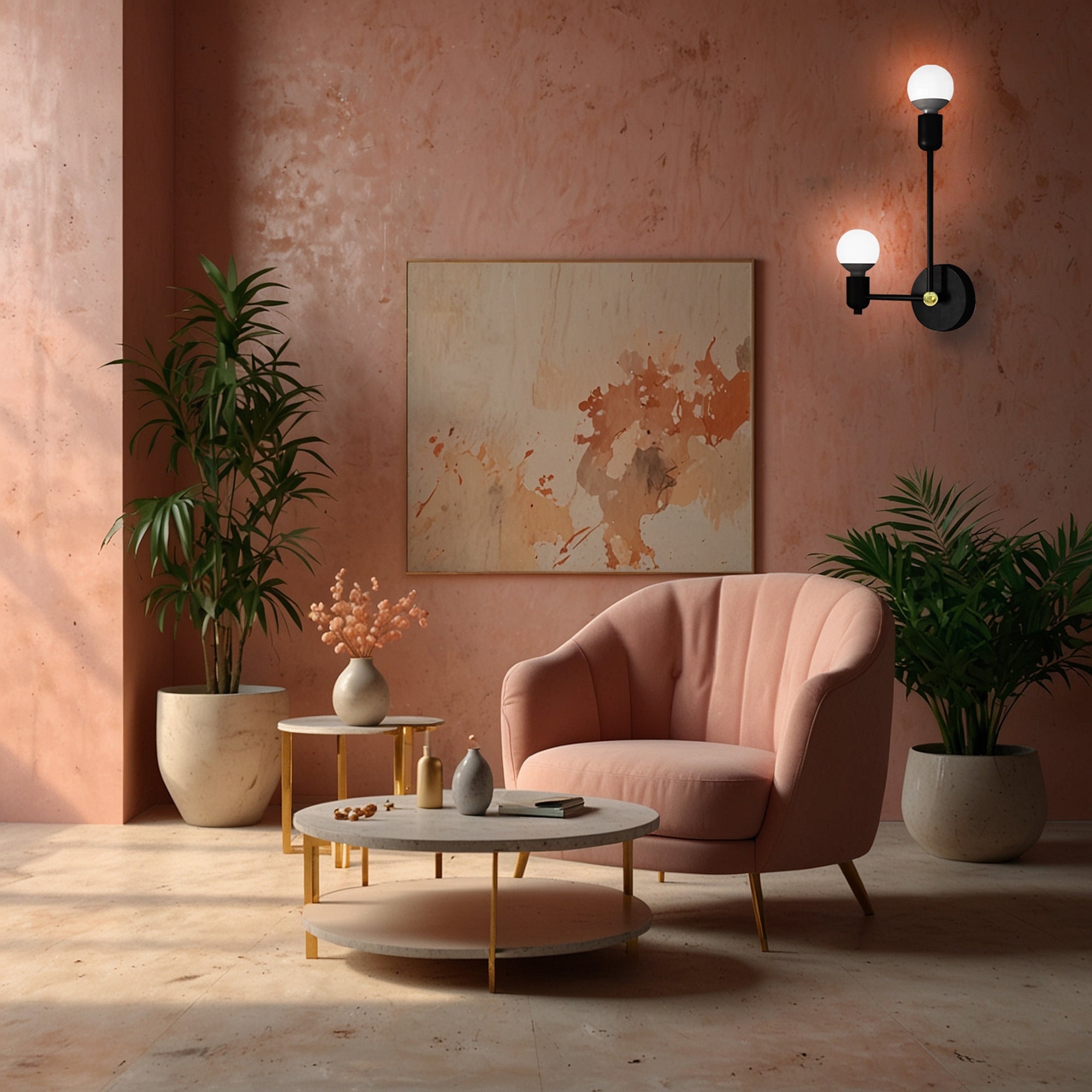 Kinkiet APP1707-2W Czarny  2