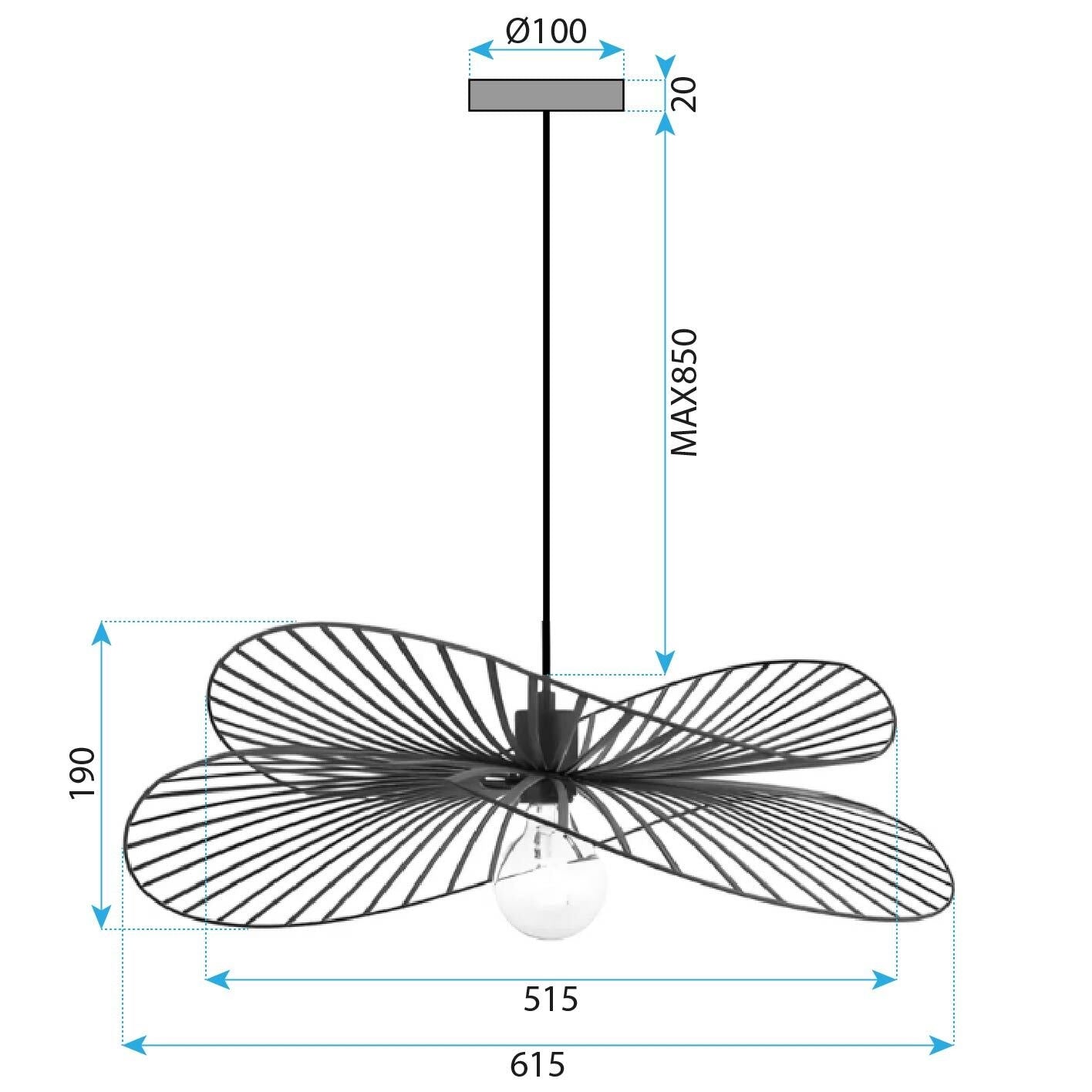 Lampa Sufitowa APP1842-1CP  5