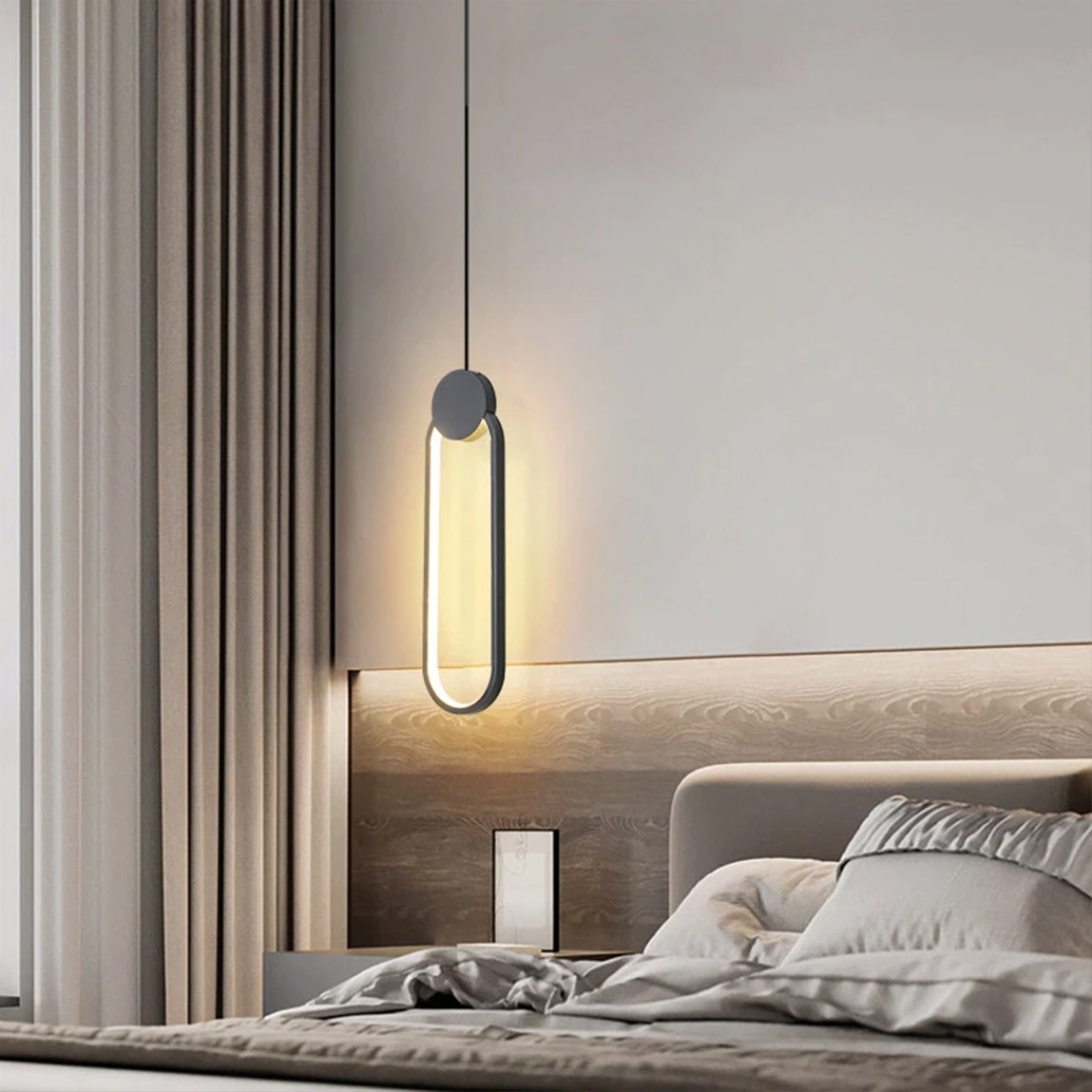 Lampa Sufitowa Wisząca Led App851-cp Czarna  7