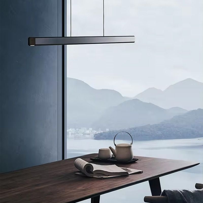 Lampa Sufitowa Wisząca Led App1448-cp Czarna 100cm  9