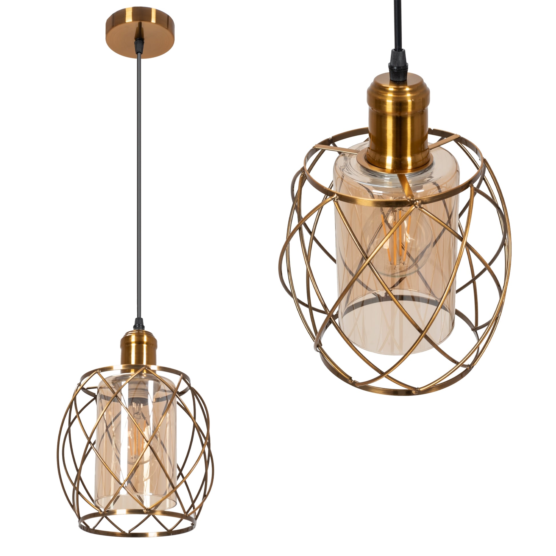 Lampa Wisząca APP1129-1CP  1