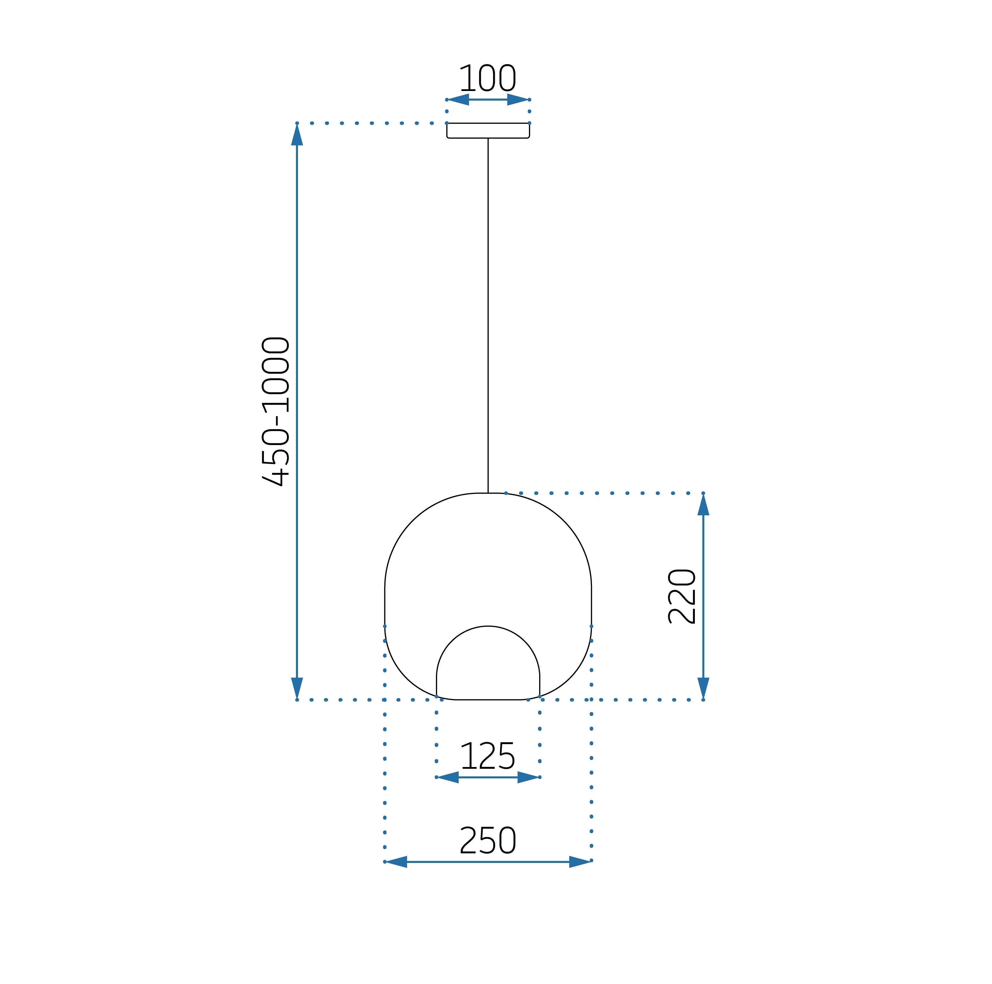 Lampa Wisząca APP1027-1CP  10