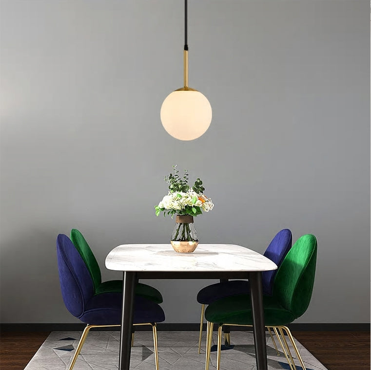 Lampa Sufitowa Szklana APP431-1CP Biała  3