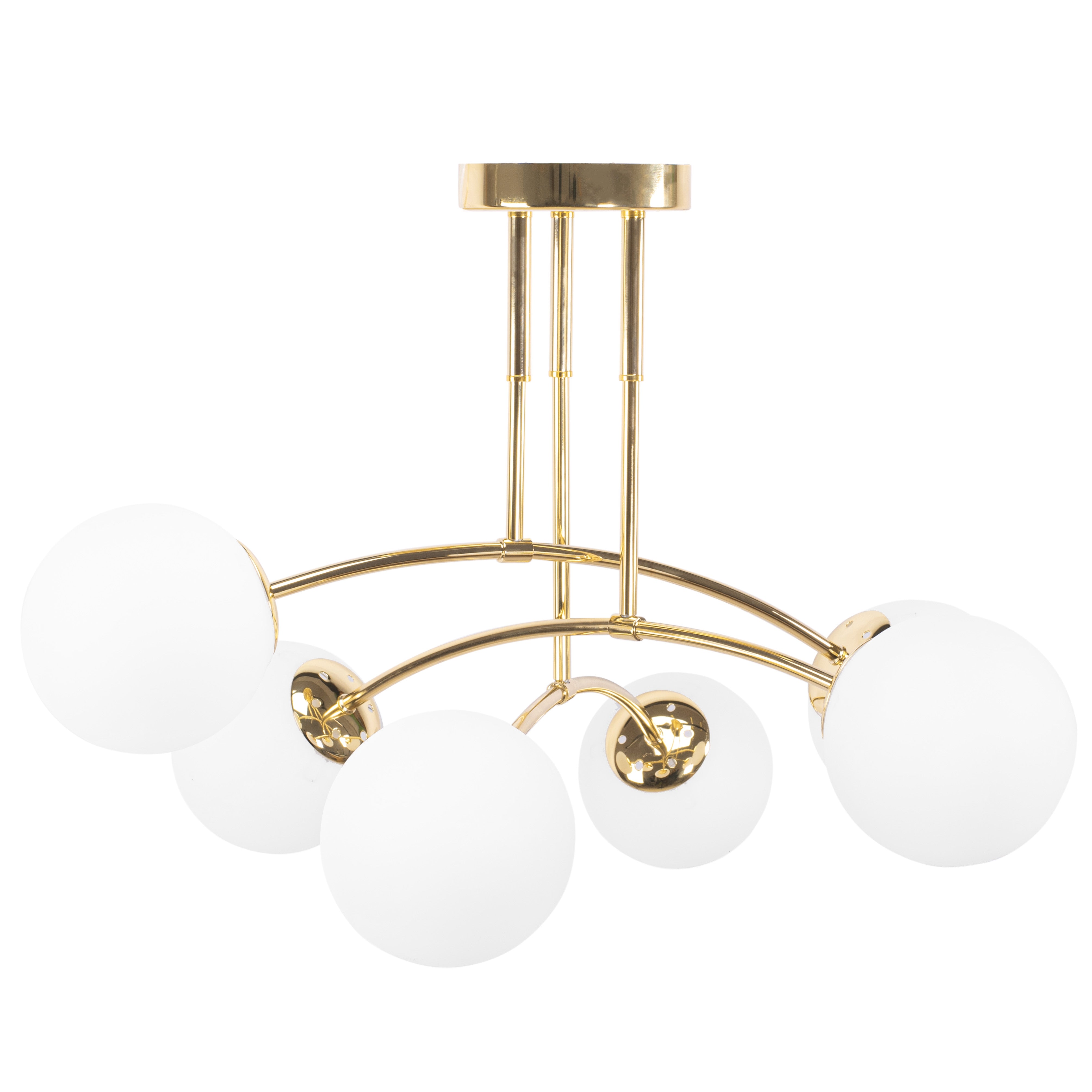 Lampa Wisząca Sufitowa Złota APP1577-6C  1