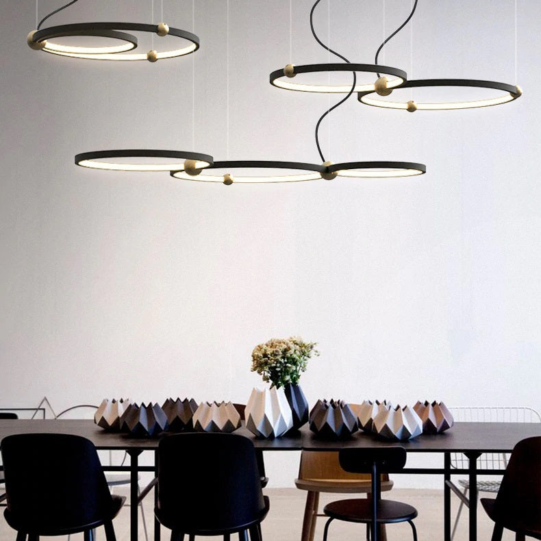 Lampa Ring 3 Led + Pilot APP752-30-40-50 Czarna  6