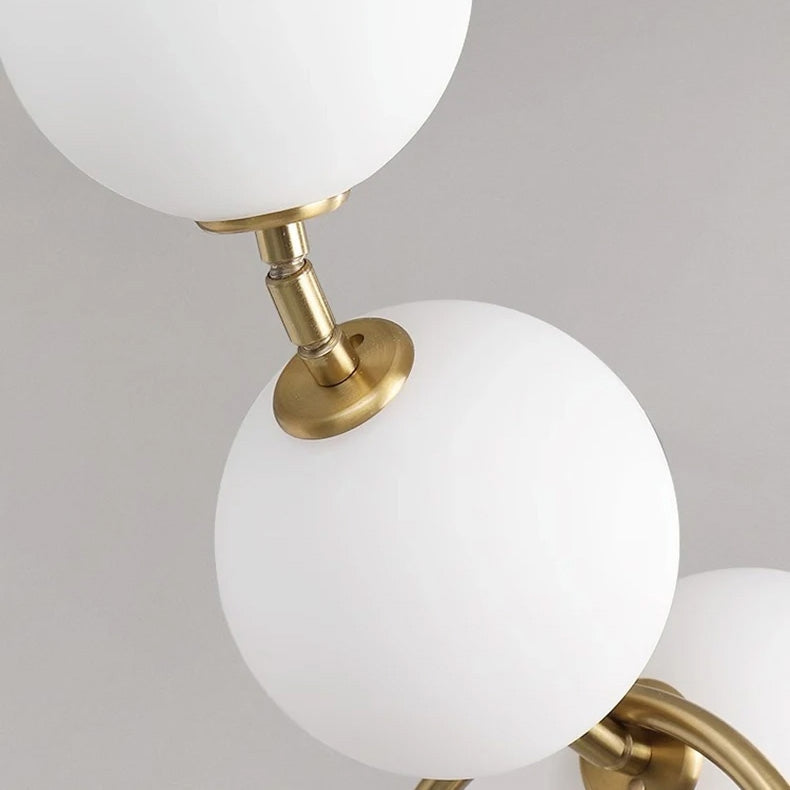 Lampa Sufitowa Wisząca Led APP1444-10CP Złota  8